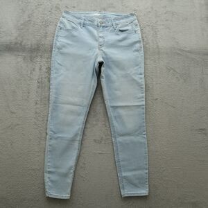 Old Navy Jeans Women's Size 6 Blue Mid-Rise Super Skinny Ankle Denim 26" Inseam